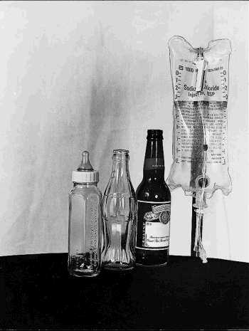 Life summarized in four bottles.